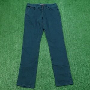Levi's Jeans Womens 8M Green Mid Rise Skinny 31x31 Dark Wash Denim Stretch